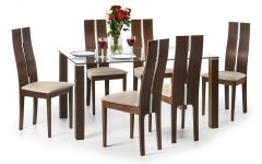 Cayman Glass Dining Set - 4 Chairs