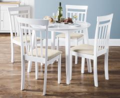 Coast White Dining Set - 2 Chairs
