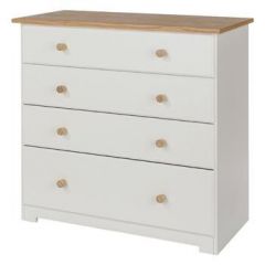 Colorado 4 Drawer Chest - White