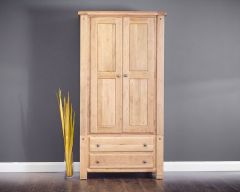 Donny Oak Wardrobe - 2 Drawers