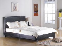 Fusion Leather Small Double Bed - 4ft