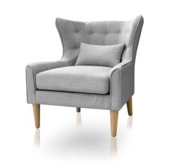 Harper Fabric Chair - Grey