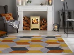 Infinite Scope Rug 120x170 - Ochre
