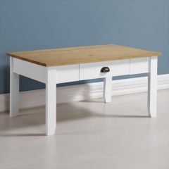 Ludlow Coffee Table - White / Oak