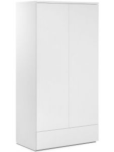 Monaco 2 Door Combination Wardrobe - White High Gloss