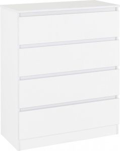 Malvern 4 Drawer Chest - White