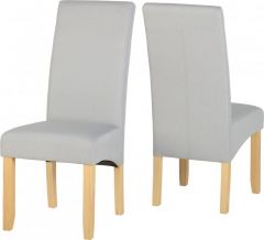 Oslo Fabric Chair - White
