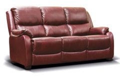 Parker Leather 3 Seater Sofa Brown