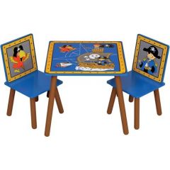 Pirate Table and 2 Charis