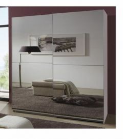 Queen Mirrored Sliding Wardrobe 1.8m Sliderobes