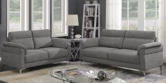 Roxy Fabric Suite 3+2 - Light Grey