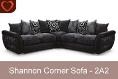 Shannon Fabric Corner Sofa - 2C2