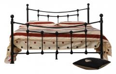 Surrey Metal King Size Bed 5ft - Black