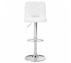 Tara Faux Leather Bar Chair - White