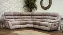 Urban Fabric Corner Sofa 2C2 - Brown / Grey