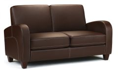 Vivo Leather 2 Seater Sofa - Chestnut