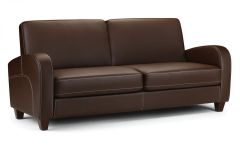 Vivo Leather 3 Seater Sofa - Chestnut