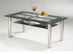 Vegas Coffee Table - Black/Silver