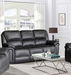 Greta Manual Recliner 3 Seater - Slate