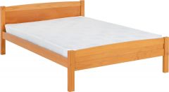 Amber Double Bed 4ft 6in - Pine