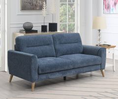 Anderson Fabric 3 Seater - Blue