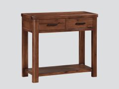 Andorra 2 Drawer Console Table - Dark Acacia