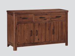 Andorra 3 Door Sideboard - Dark Acacia
