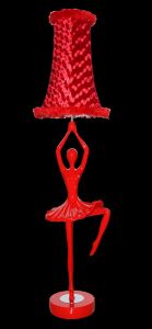 Ballerina Table Lamp Red