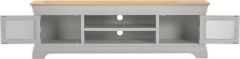 Bordeaux TV Stand - Pebble Grey/Oak