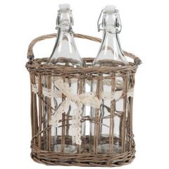 Bottles in Basket