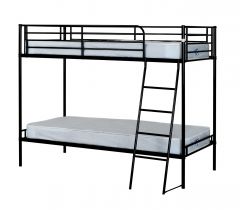 Brandon Metal Bunk Bed - Black