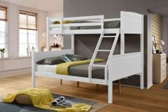 Cassie Triple Bunk Bed - White