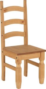 Corona Chair - Distressed Waxed Pine