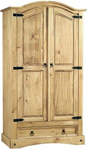 Corona Wardrobe 2 Doors 1 Drawer