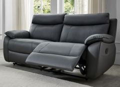 Decadence Leather Suite 3+2+1 - Dark Grey