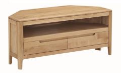 Dunmore Corner TV Unit - Oak