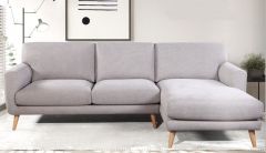 Enya 3 Seater with Chaise RHF - Grey