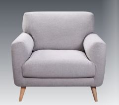 Enya Fabric Chair - Grey