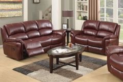 Farnham Leather Air Suite 3+2 - Burgundy