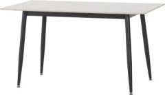 Fenton Dining Table - White Marble Stone Effect