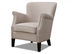 Harlow Fabric Armchair - Beige