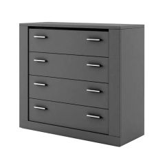 Maeve 4 Drawer Chest - Grey