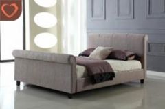 Jalisa Chenille Fabric King Size - Mink
