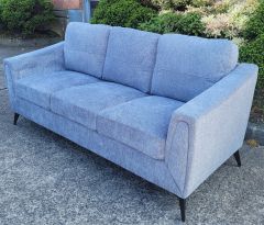 June Denim 3 Seater Sofa - Grey