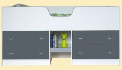 Ketton Cabin Bed - Grey / White