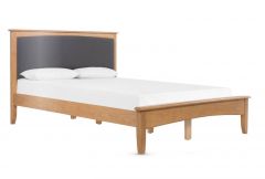 Kilkenny Double Bed 4ft 6in - Oak/Charcoal