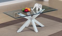 Langley Gloss Coffee Table White