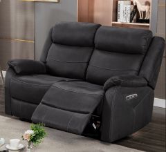 Lara Fabric 2 Seater Sofa - Slate