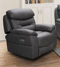 Leroy Recliner Chair - Grey