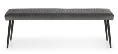 Luxe Low Bench - Grey